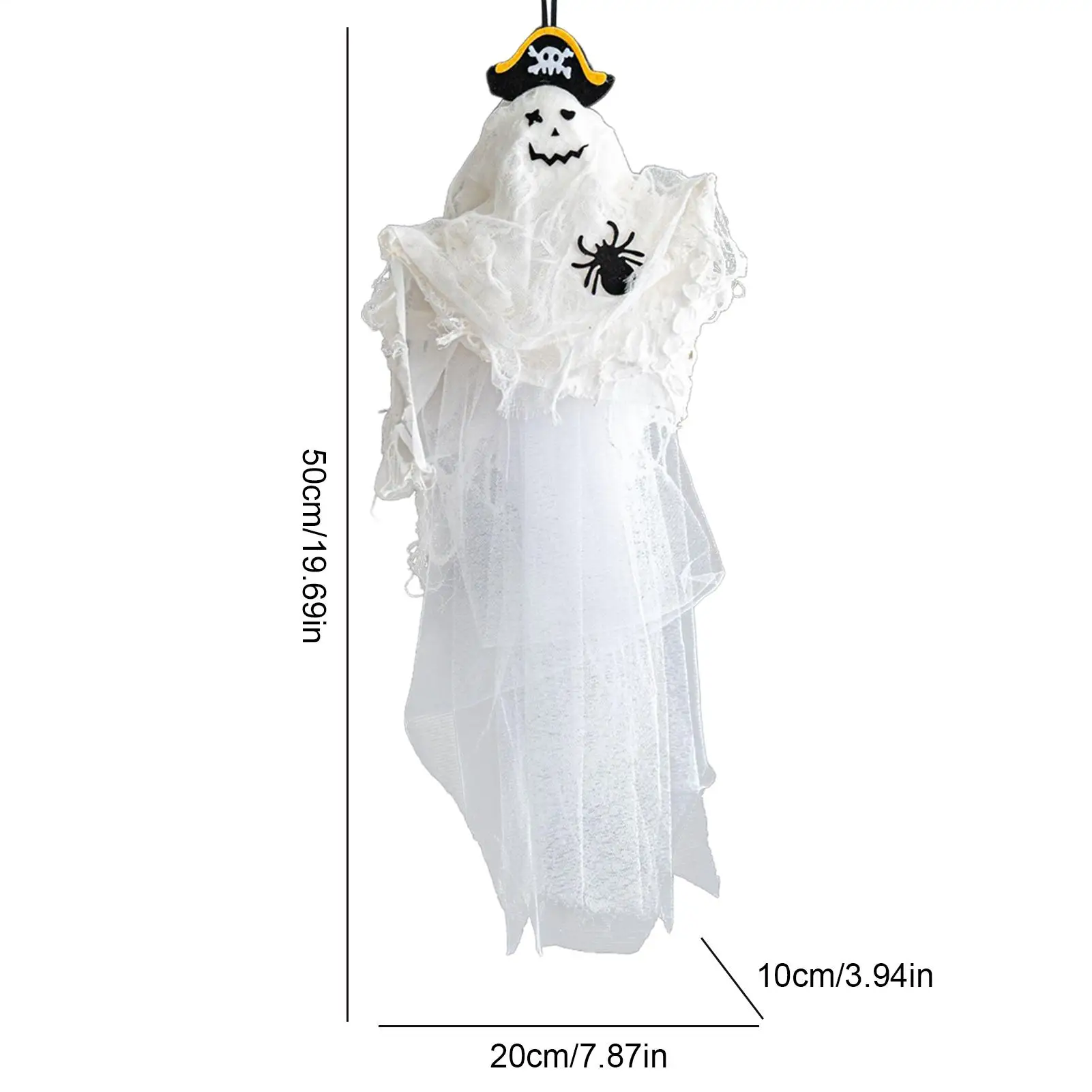 زينة الأشباح ديكور شبح مخيف شجرة الحلي لوازم الحفلات ديكورات المنزل للخارجية داخلي مسكون ساحة المنزل #6