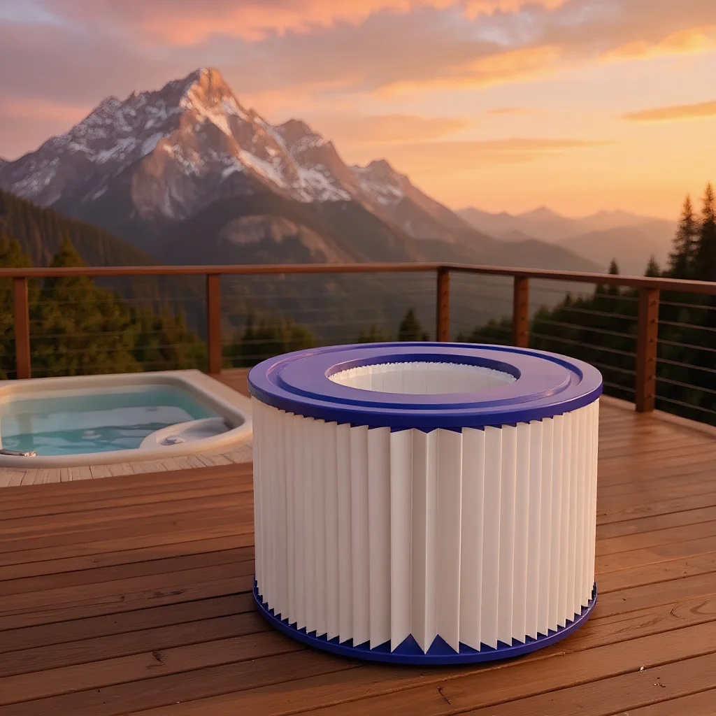 

Фильтрующий картридж для гидромассажной ванны, совместимый с насосами, для чистой и прозрачной воды