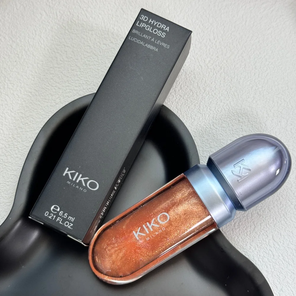 KIKO 3D Liquid Lip Glaze Transparenter Lipgloss Spiegel-Lippenstift Pflegender Glanz für volle Lippen, lichtecht, Milchtee-Bohnenpaste Make-up – Detail 12