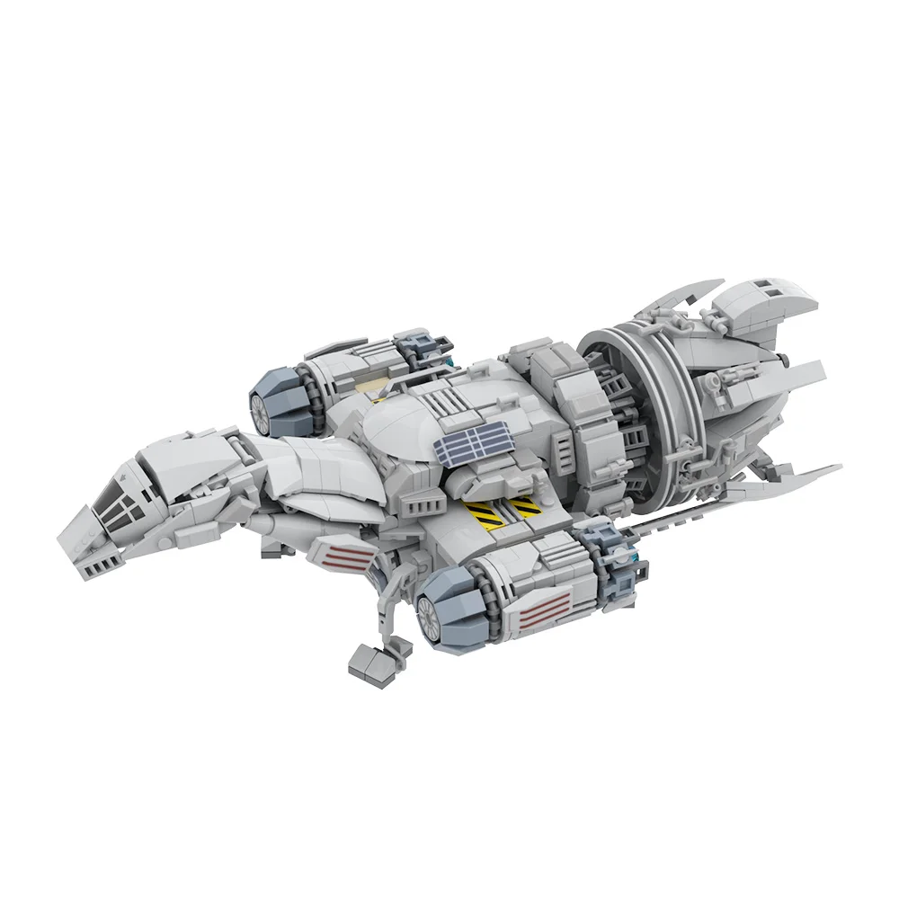 MOC Firefly Serenity Building Blocks Sci-Fi Movie Classic Firefly-Class Transport Spaceship Model Kit Bricks Toy Adult Gift