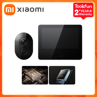 Xiaomi Smart Video Doorbell with Monitor 2 HDR 5-Inch 720P Screen 3MP HD Camera 180° Wide Angle Infrared Night Vision Intercom