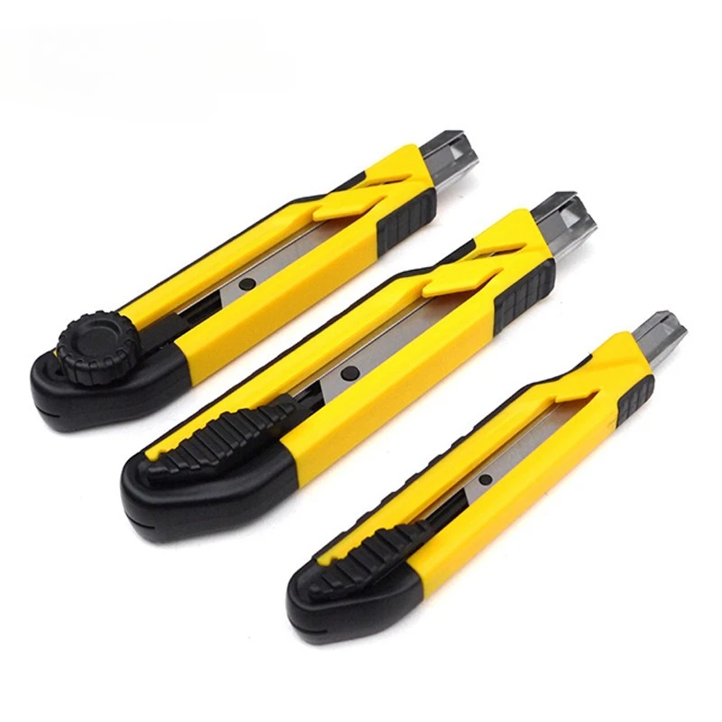 

Two-color handle utility knife, paper cutter, wall wallpaper knife 10264-8-23