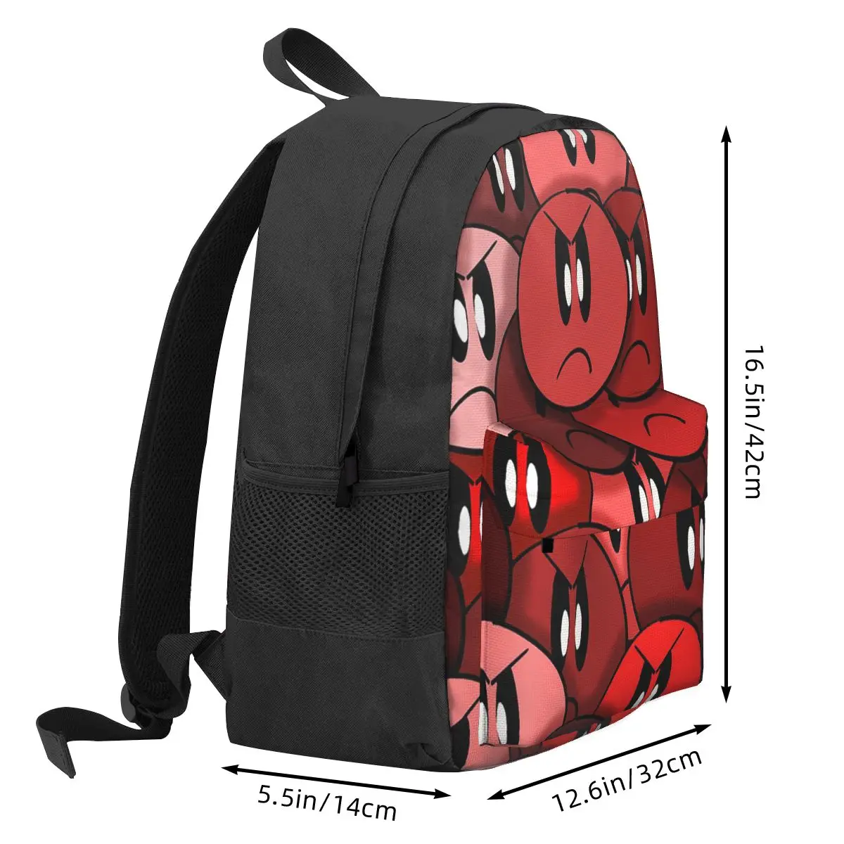 Angry Reds Backpack Student BookBag Children School Bag Computer Shoulder Bags for Men Women