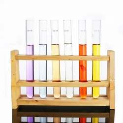 Wooden Rack For Colorimetric Tube Wooden Test Tube Holder Wood Stand Up To 6 Tubes 10 ml Diameter 18 mm  Laboratory Supplies