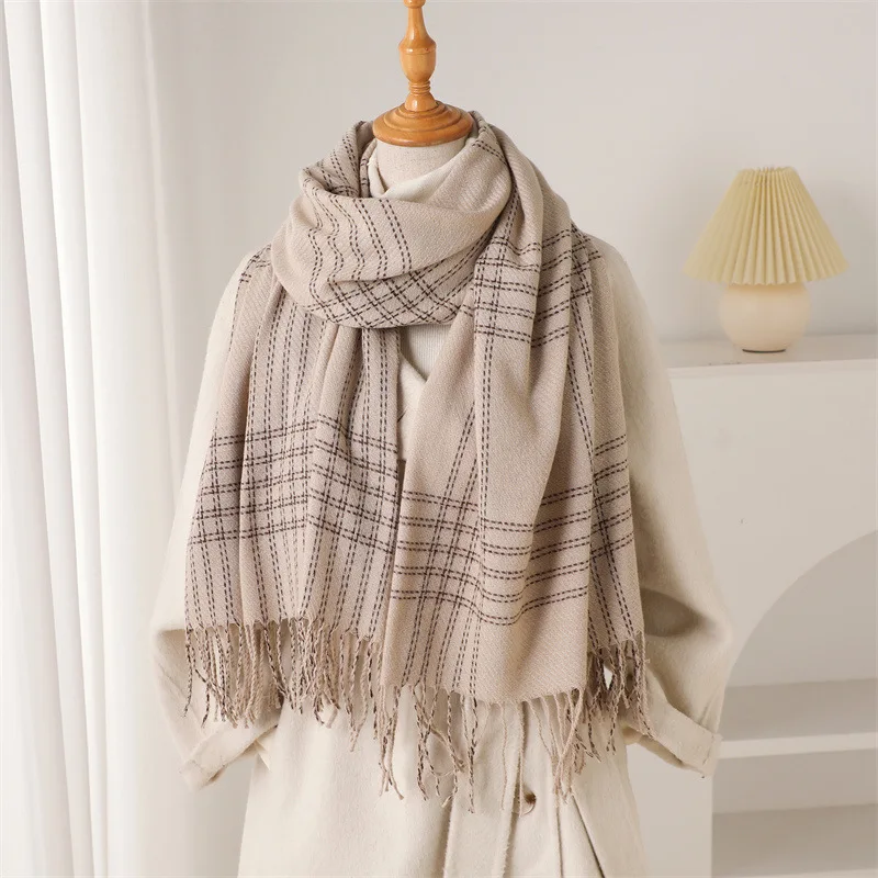 cachecol-feminino-de-cashmere-xadrez-com-franjas-cachecol-quente-de-inverno-classico-e-confortavel-xale-para-mulheres-uso-casual-no-escritorio-presentes
