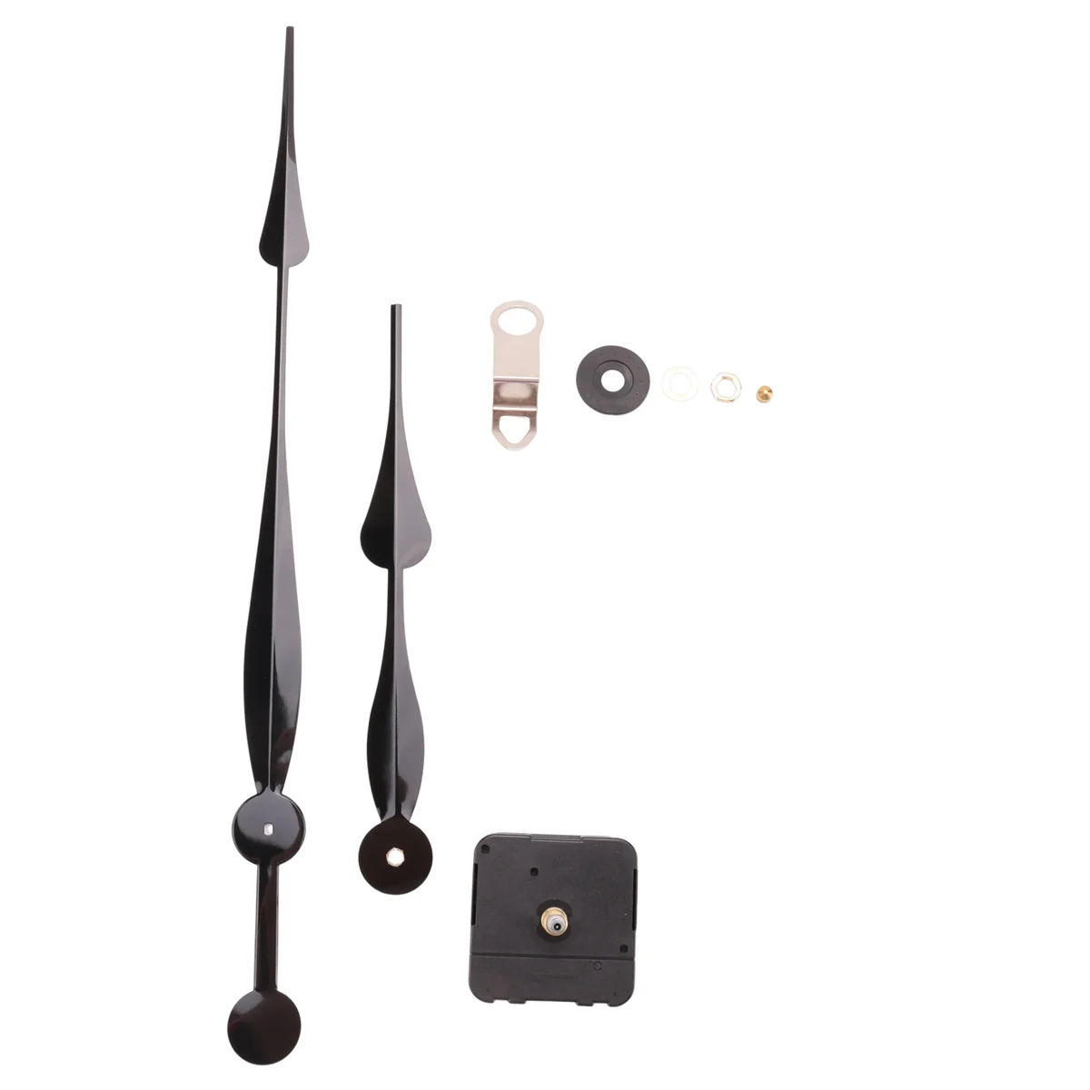 AT16 23mm High Torque Quartz Clock Movement Mechanism with 12 Inch Long Spade Hands for DIY Clock Repair Parts Replacement B