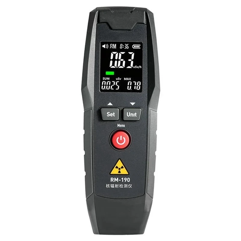 

Nuclear Radiation Tester 0.01USv/H-9999USv/H Detection Range 48KeV-3.0MeV Energy Portable Safety Monitor for Home Use