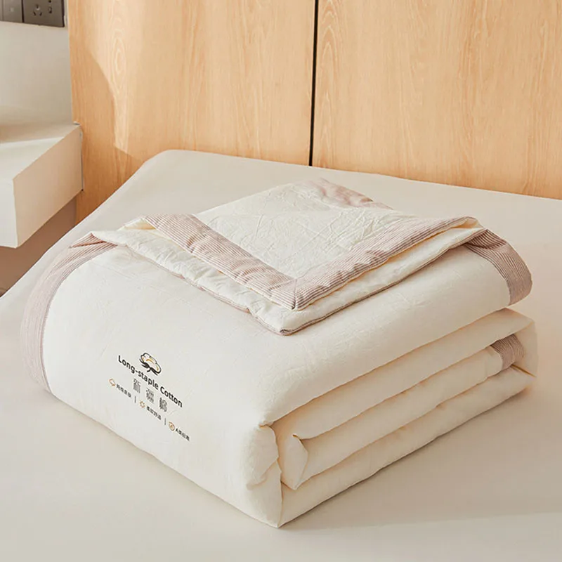 

Летнее охлаждающее одеяло с простым сетчатым узором, приятный для кожи дышащий кондиционер, одеяло для двуспальной односпальной кровати Queen/King