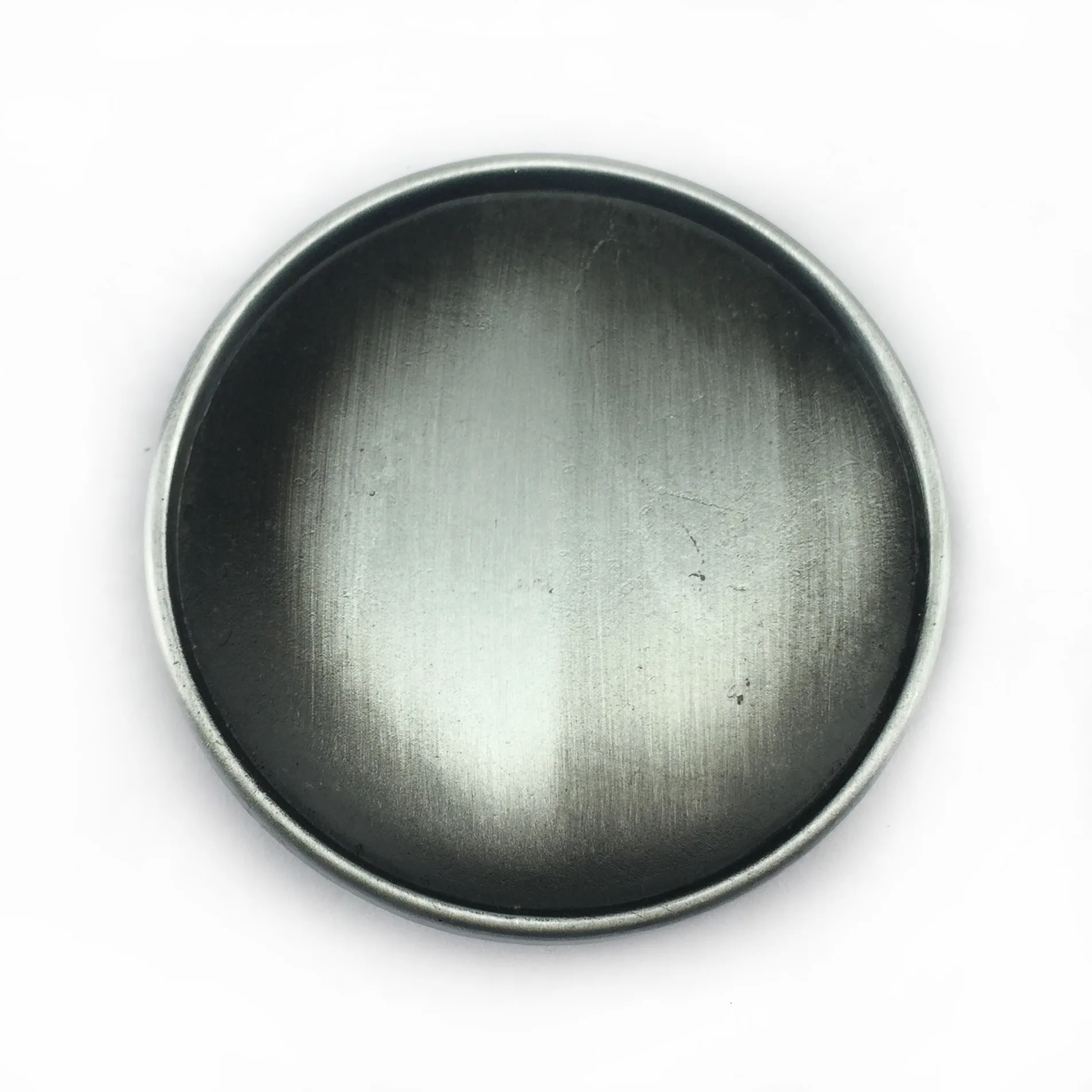 Zinc alloy smooth plate round belt buckle, retro casual Western denim belt buckle