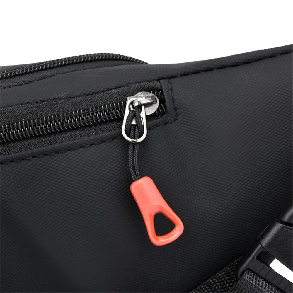 Saco de cintura à prova dwaterproof água das mulheres dos homens zíper fanny pacote esporte ao ar livre saco crossbody equitação correndo bolsa do