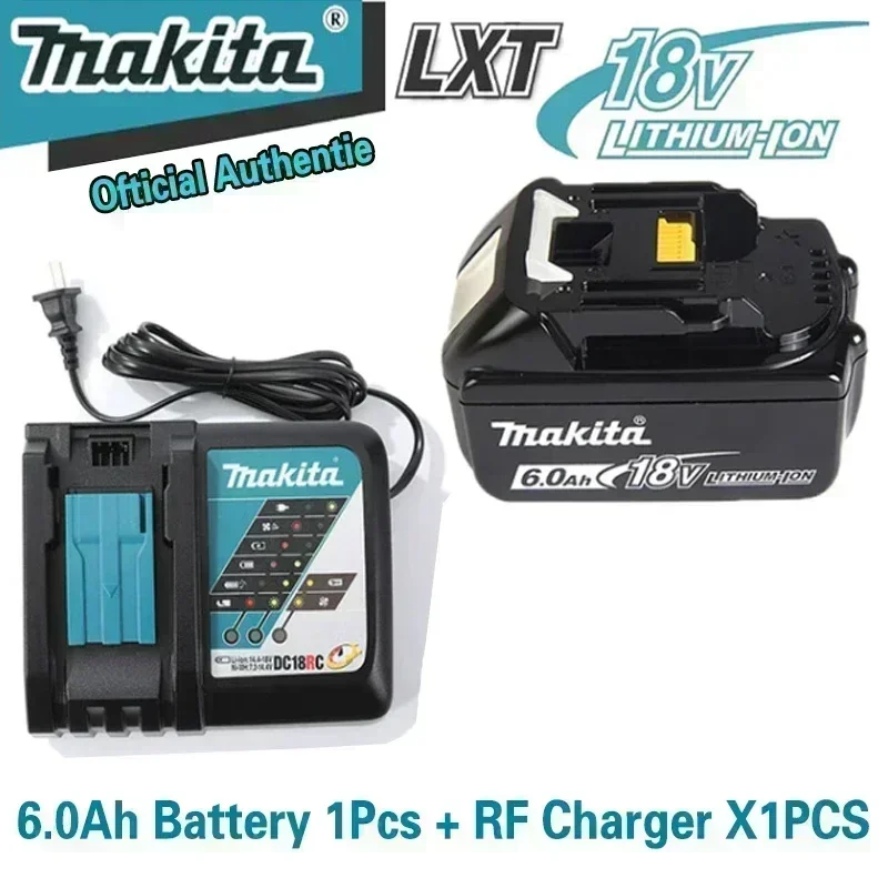 Originele Makita 18V 3A oplader met oplaadbare batterij Makita BL1830 BL1830B BL1840 BL1840 BL1850 BL1850B Fast Chargi