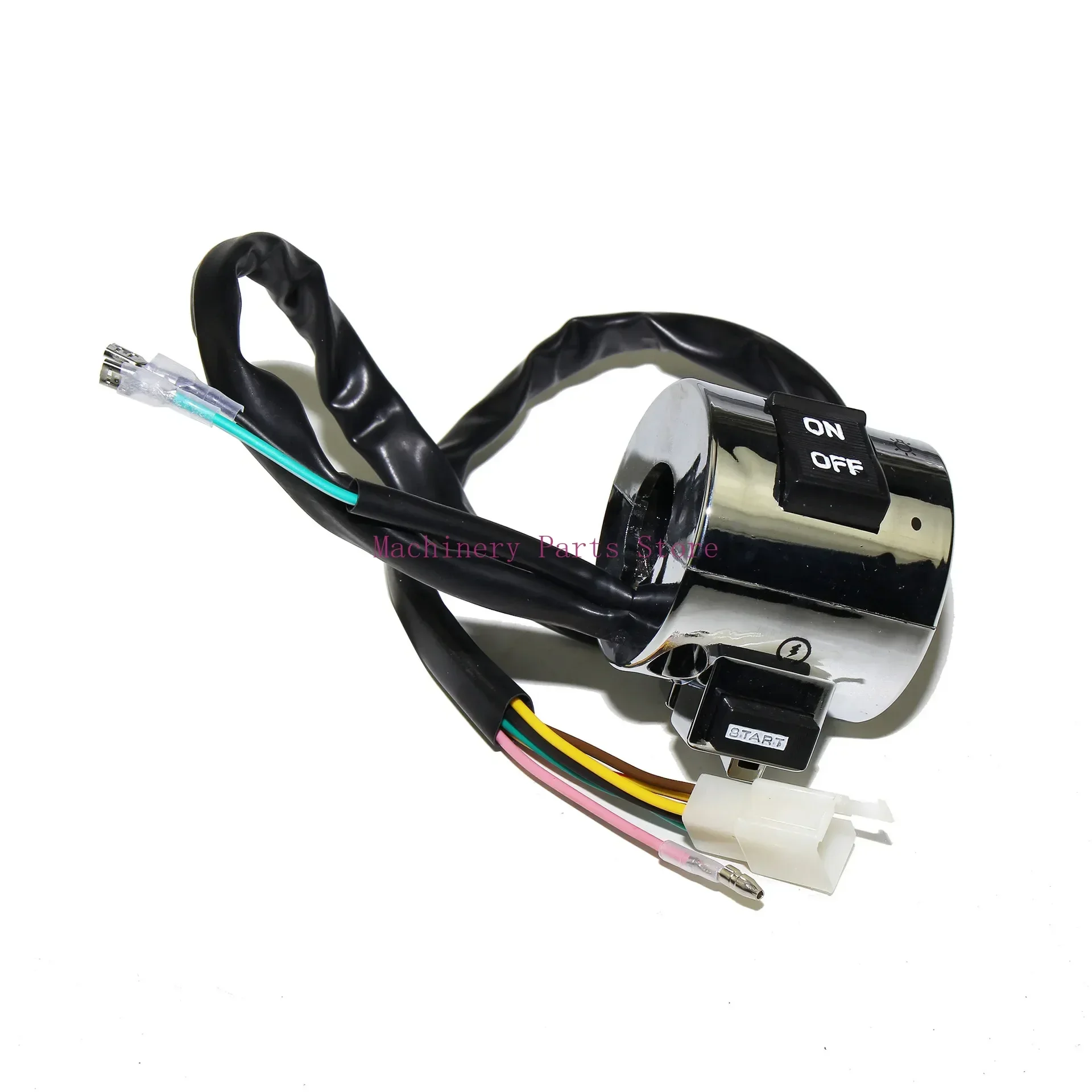 Right and Left Side Chrome Plated Control Switch for GY6 Moped Retro Scooter 50cc 125cc 150cc