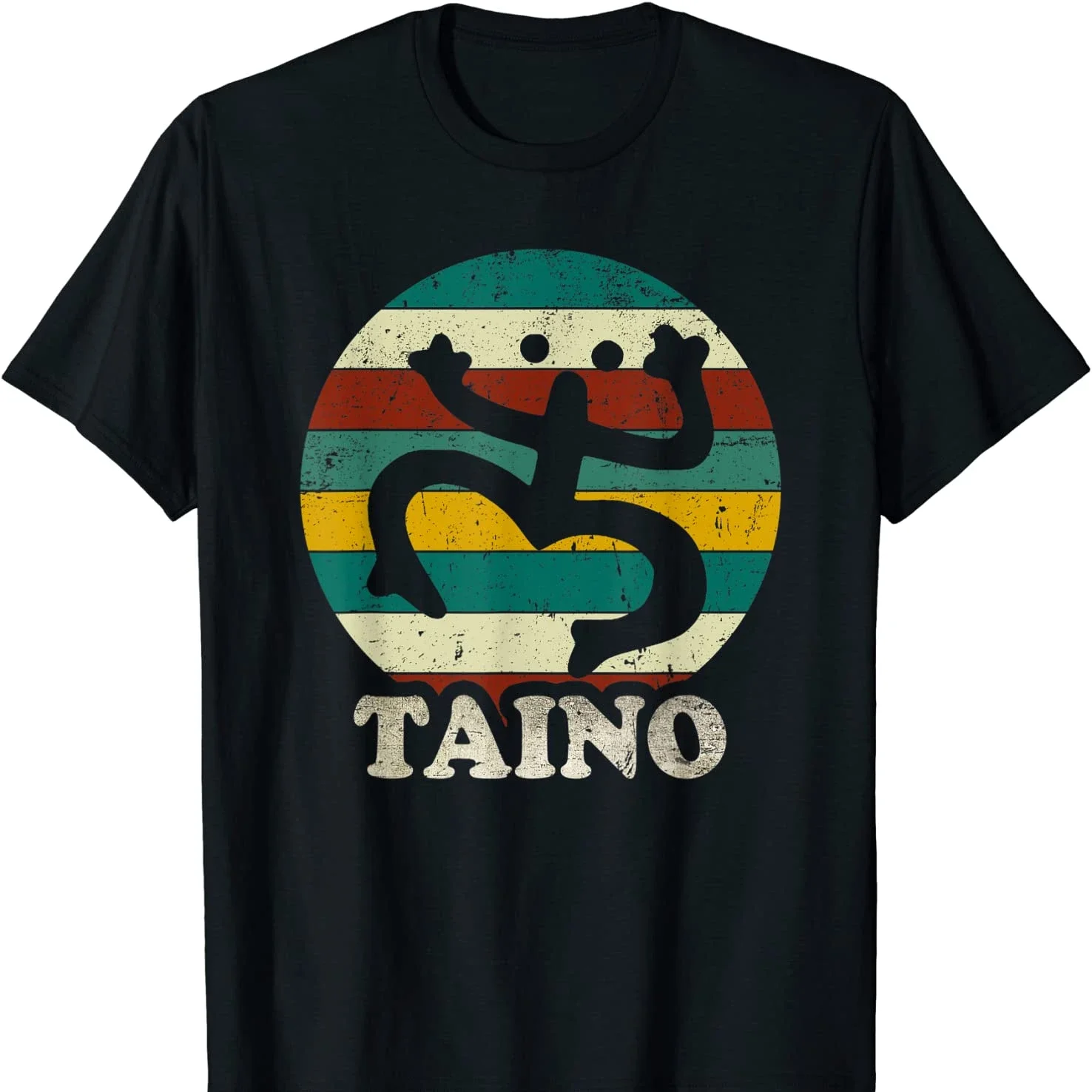 Vintage Puerto Rico Taino Coqui Symbol Gift T-Shirt Summer Casual 100% Cotton O-Neck Short Sleeve Mens T Shirt New S-3XL