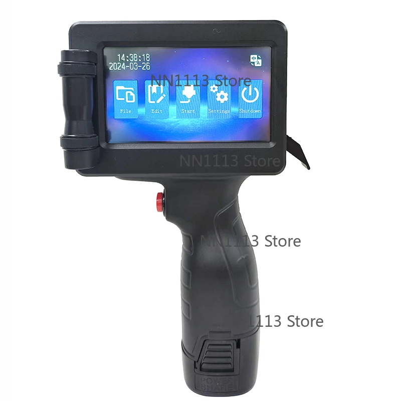 Intelligent Clear Printing Small Size Handheld Portable Inkjet Printer Handheld with Positioning Plate