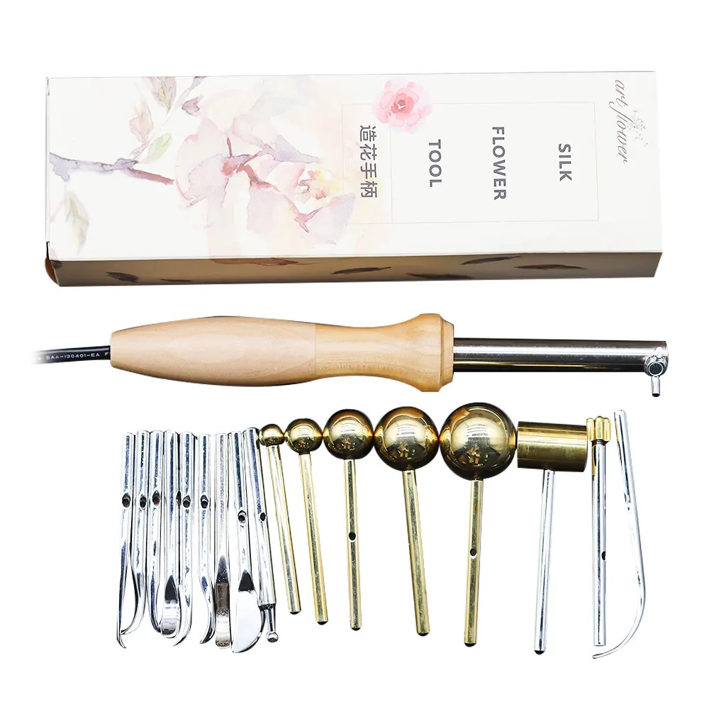 Flower Making Tools 220V110V Hot Stamper, High-grade Log Color Handle, Clothing Cloth Flower