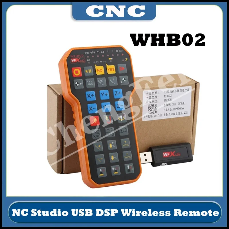 Nc Studio USB беспроводной пульт дистанционного управления Weihong DSP ручка управления для гравировального станка с ЧПУ WHB02