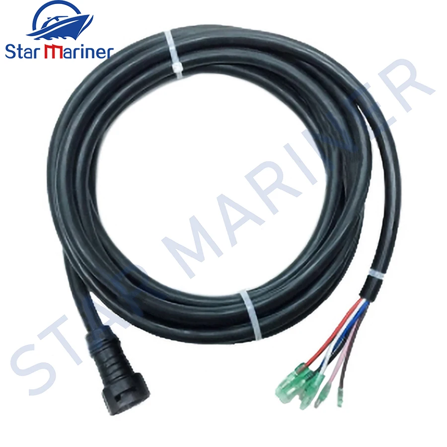 

688-8258A-20 703 Remote Control Box Cable Twin Sockets Extension Wire Harness 5M 10 Pins For Yamaha Outboard Motor 688-8258A