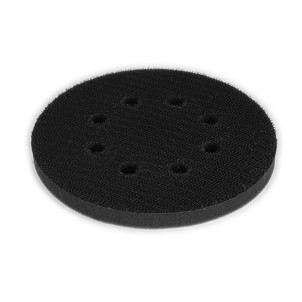 2PCS 5 Inch(125mm) 8-Hole Soft Sponge Interface Pad For Sanding Pads Hook&Loop Sanding Discs For Polishing Abrasives