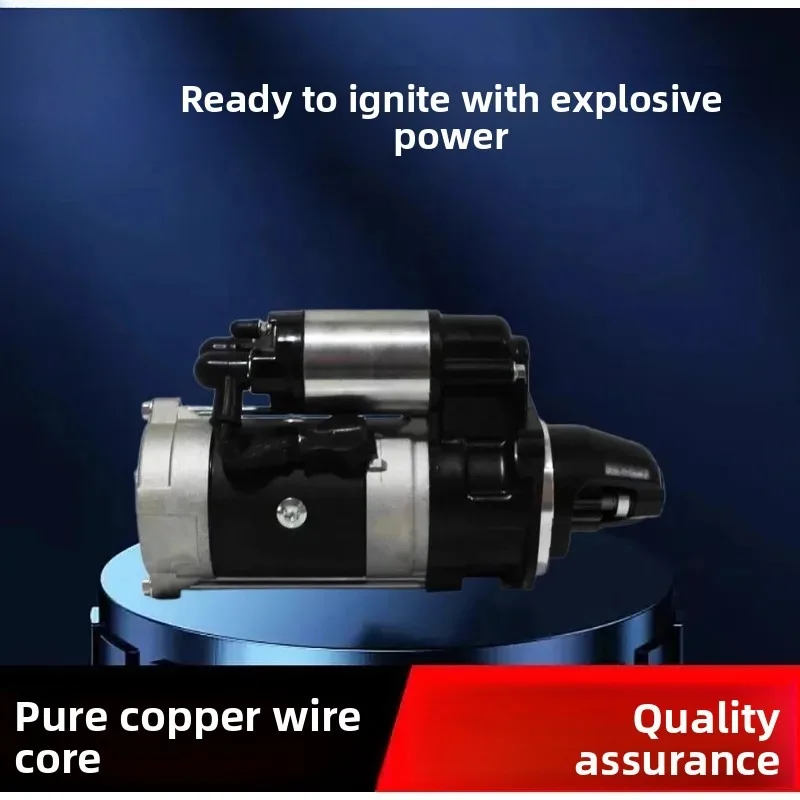 For Heli Forklift Starter Motor QDJ1309K-P QDJ1409E-P 490 3T Diesel Engine Part