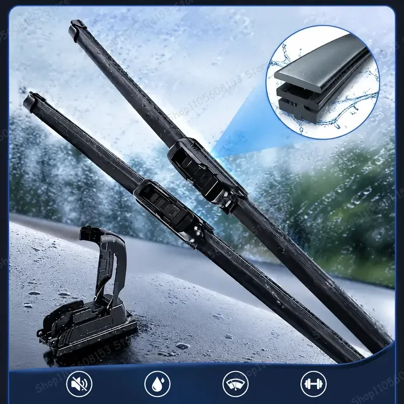 For Peugeot 4007 Wiper Blades 24 Inch Front 20 Inch Rear 2007 2008 2009 2010 2011 2012 All Weather Performance Replacement
