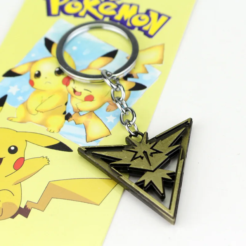 Pokemon Metal Individual Keychain Cartoon Anime Action Figure Cool Backpack Key Anime Decorate Kid Birthday Gift Christmas Gifts