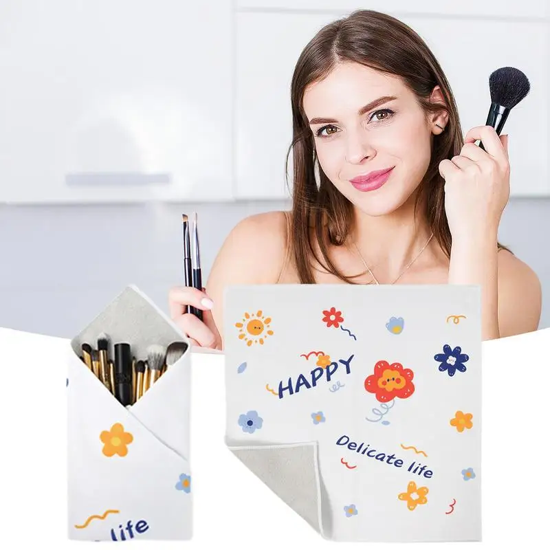 Wrapping Cloth Wraper Cloth Folding Makeup Bag Toiletry Bag Reusable Makeup Storage Organizer Camera Wrapping Cloth For