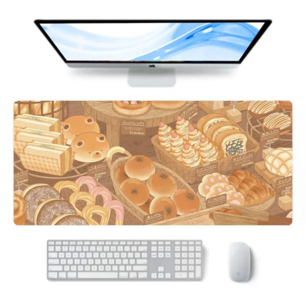 Food pattern desk mats, large mouse pads, game mouse pad desk mats, suitable for keyboards, laptops, and MacBook desk mats