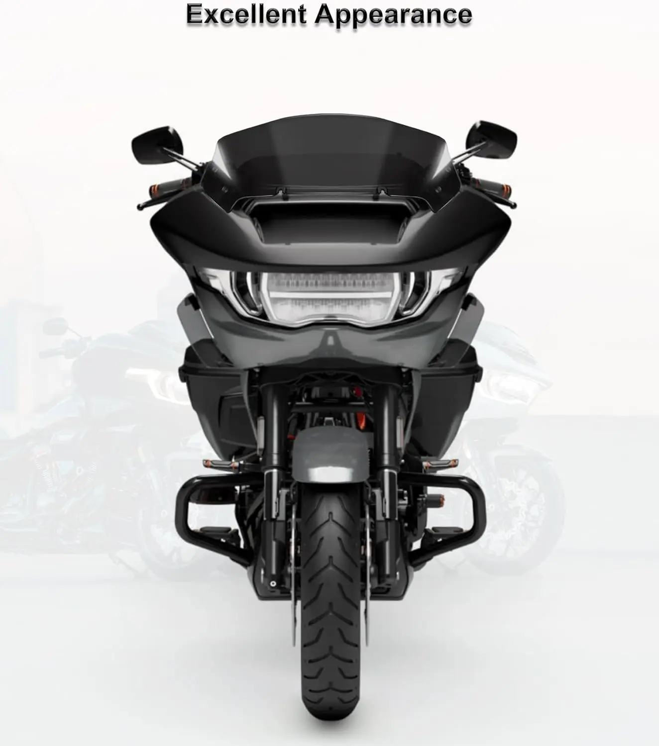 مقسم الرياح للزجاج الأمامي مقاس 9 بوصات متوافق مع Harley Davidson CVO Road Glide FLTRXSE 2023-up، CVO Road Glide ST FL