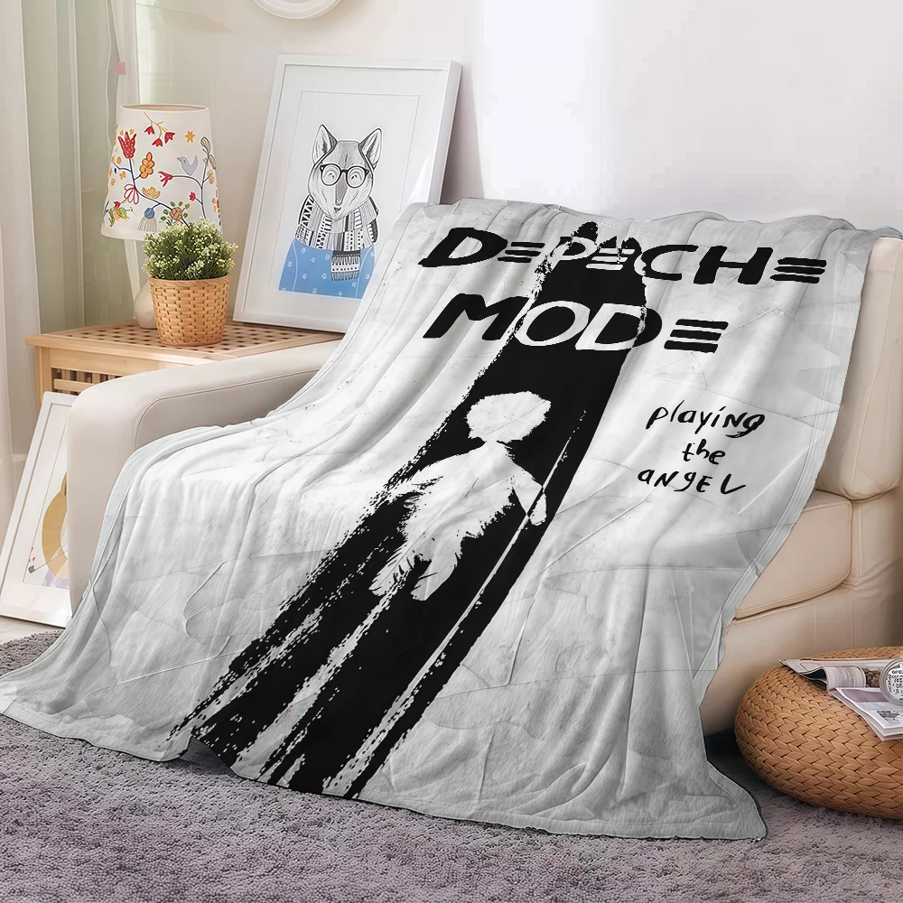 Rock band D-depeche M-modeS Blanket For Sofa Office Bed Plane Travel Sleep Read Relax Camping Soft And Warm