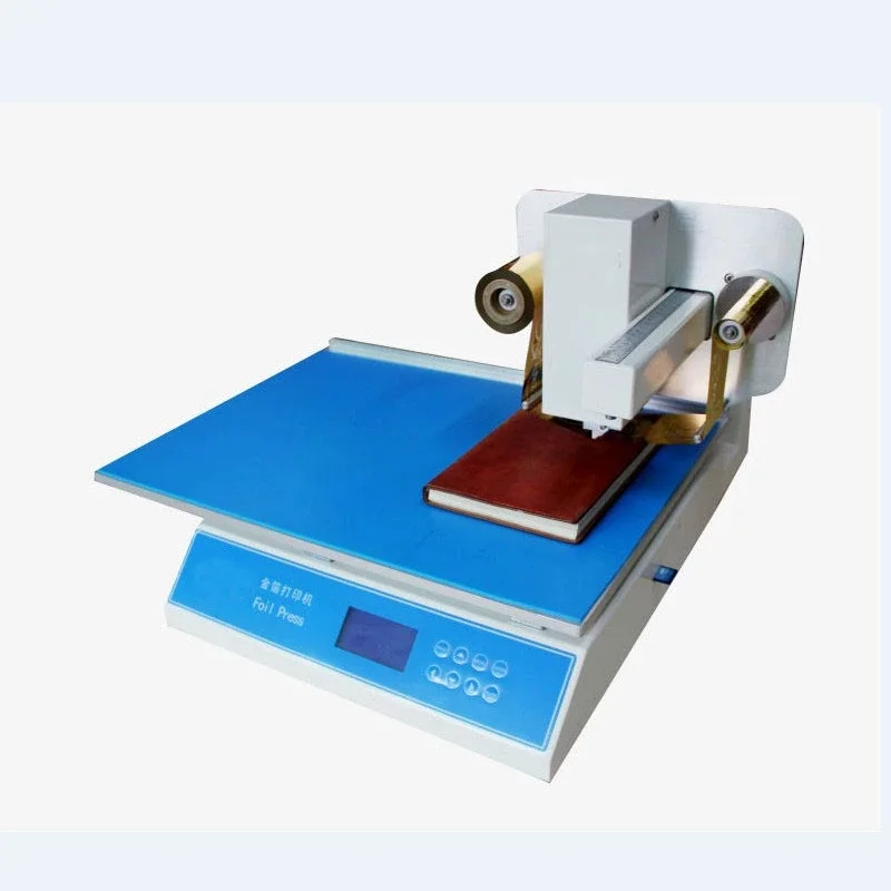 8025 flatbed aluminum digital gold foil printer machine for Notebooks   cards