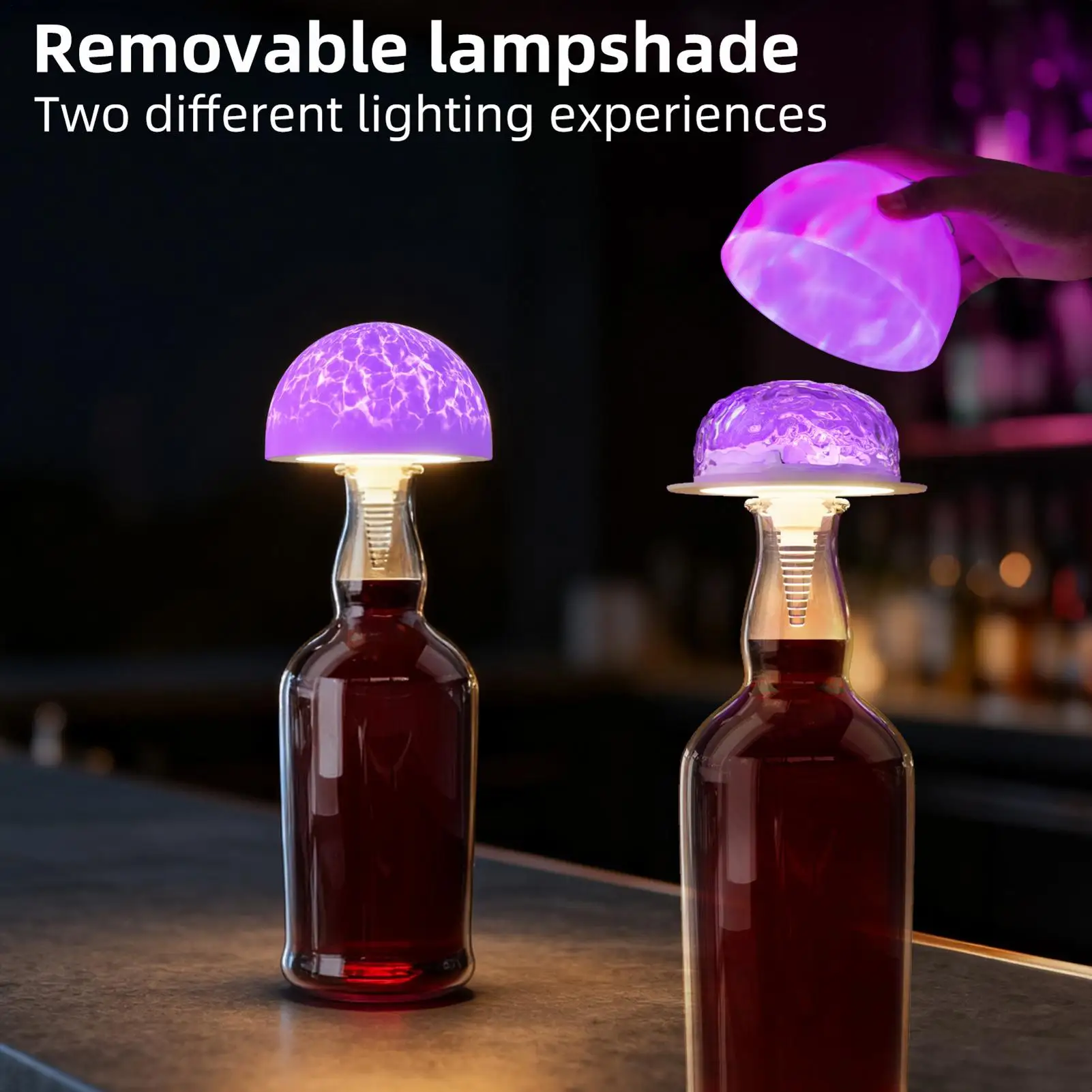 Lámpara de botella, luz nocturna de brillo ajustable con temporizador, lámpara Led de botella para fiesta, hogar, sala de estar, Bar, restaurante, dormitorio