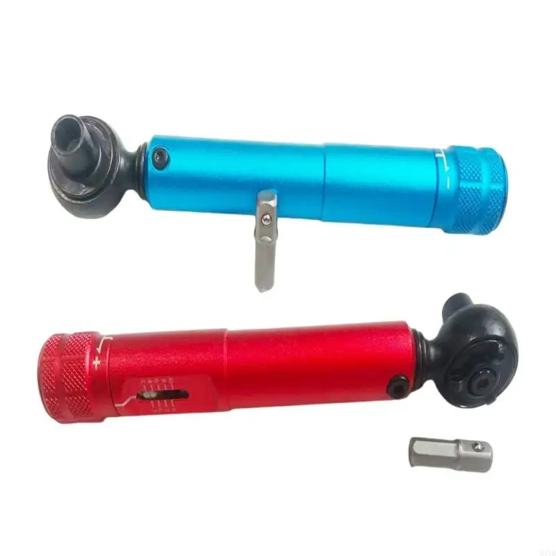 Mini Preset Torque Wrench 2-10NM, 1/4Inch Drive with Hexagonal Adapter for Precisely Repair and Tight Space Access M4YD