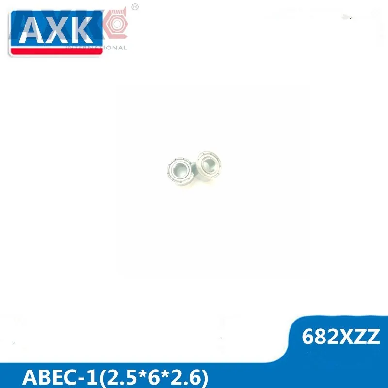 

AXK 682XZZ Bearing ABEC-1 10PCS Rc Mould 2.5x6x2.6 mm Miniature 682X ZZ Ball Bearings 618/2 XZZ