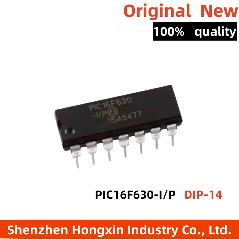 

(5-10piece) New PIC16F630-I/P direct insertion DIP-14 8-bit microcontroller chip microcontroller microcontroller