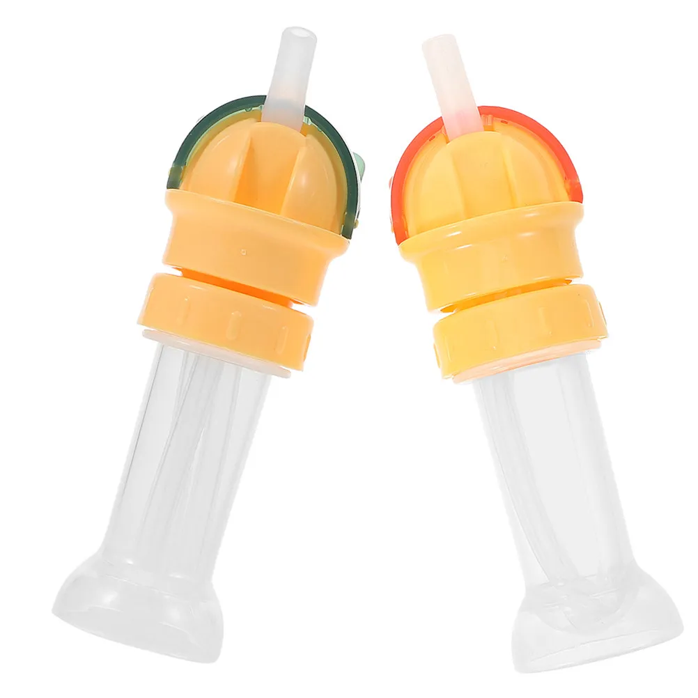 2Pcs Anti Choke Water Bottle Caps for Spillproof Travel Storage Bottle Easy Carry Universal Straw Lid Covers