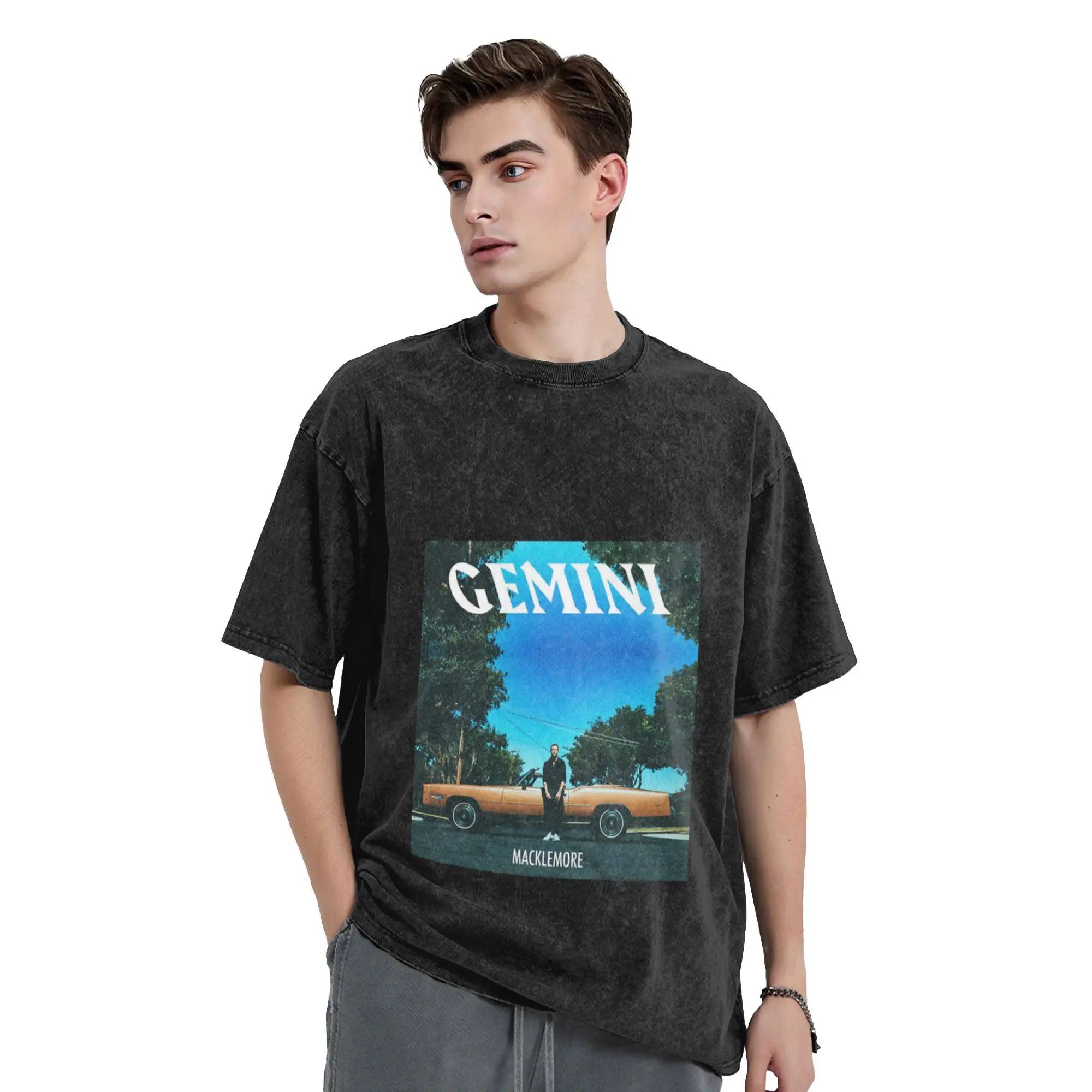 Macklemore   Ryan Lewis gemini Classic Stylish A Vintage Oversized Cotton Unisex T-Shirts