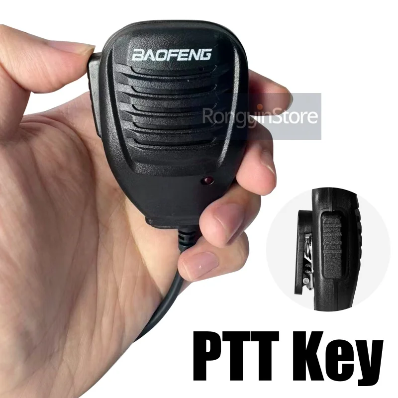 BAOFENG Ham Radio Tattico UV-S22 Pro Microfono altoparlante R760 Palmare Remoto Doppio PTT Microfono a spalla UV-9R GT-3WP UV68 Pro Max V2