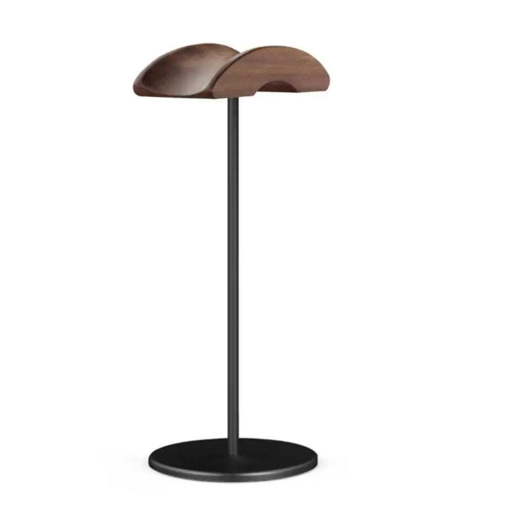 

Walnut Wood Headphone Holder Aluminum Alloy Table Desk Display Gaming Headset Holder Solid Metal Base High Quality