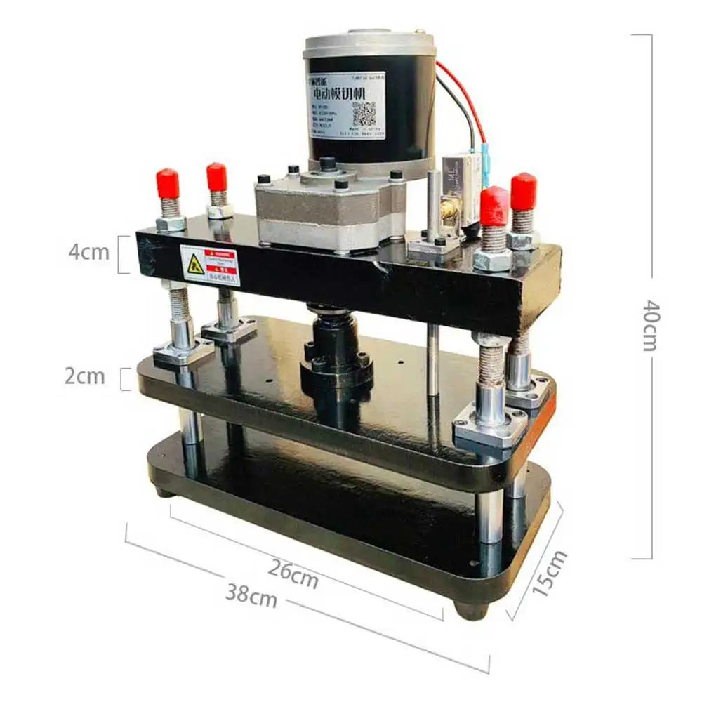 Electric Leather Die Cutting Machine 3T 3.5T Pressing Cutter Embossing Shaping Mold Tools DIY Punching Fabric Paper  600w 800w