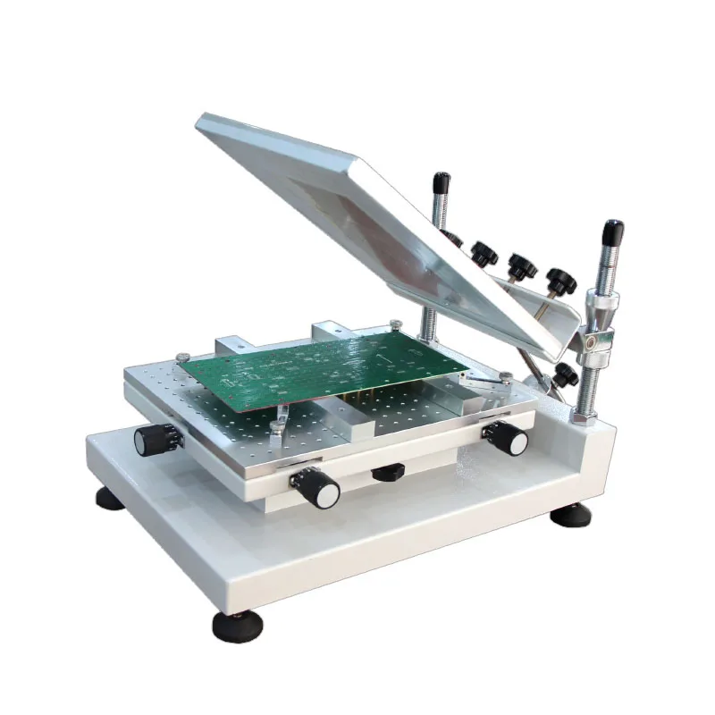 

Solder Paste Printing Table SMT Manual Stencil Printing Machine 250 * 400mm Pcb Solder Paste Stencil Printer for Circuit Board