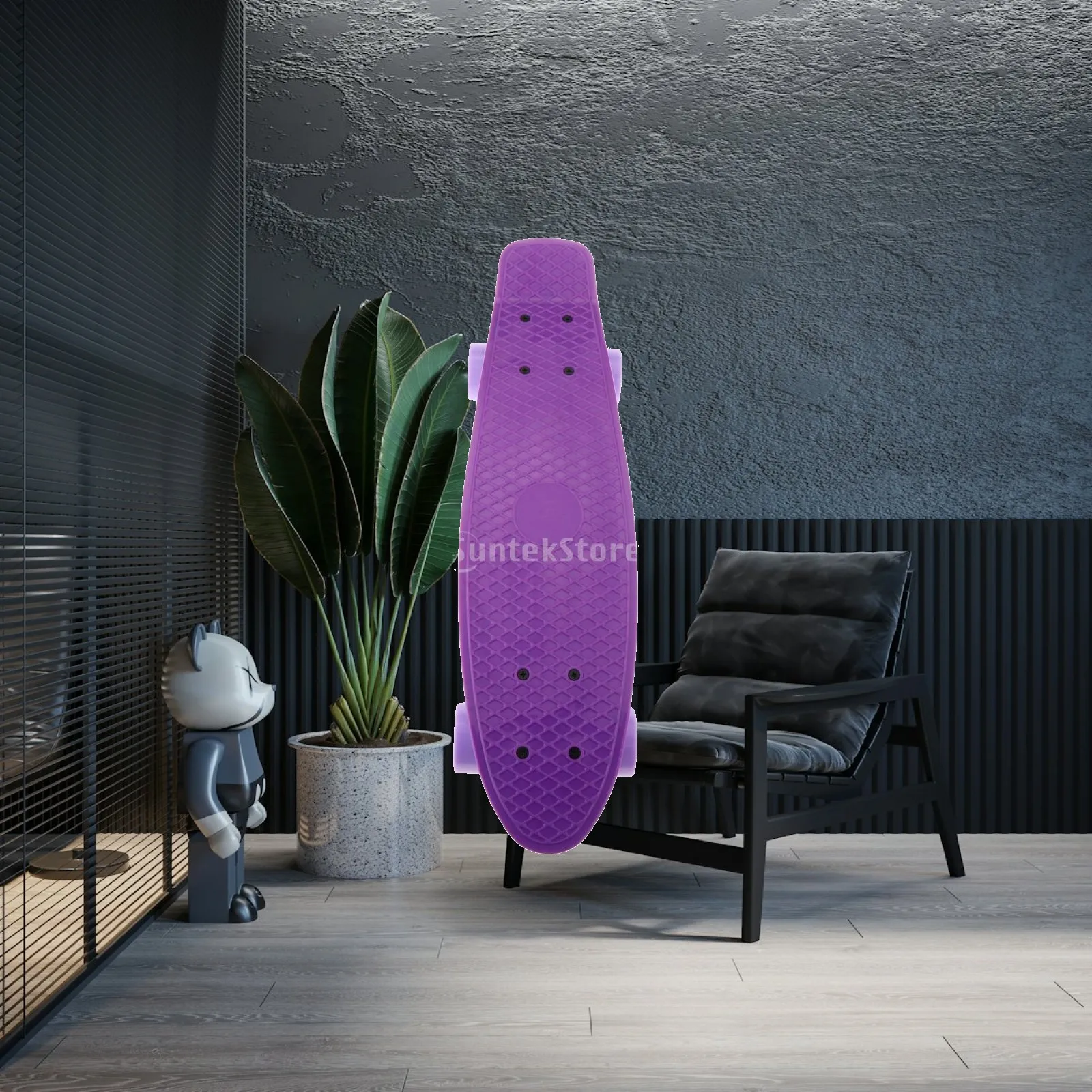 prancha-de-skate-tipo-cruiser-mini-com-deck-de-plastico-altamente-flexivel-ideal-para-iniciantes-criancas-e-profissionais-com-rodas-de-pu