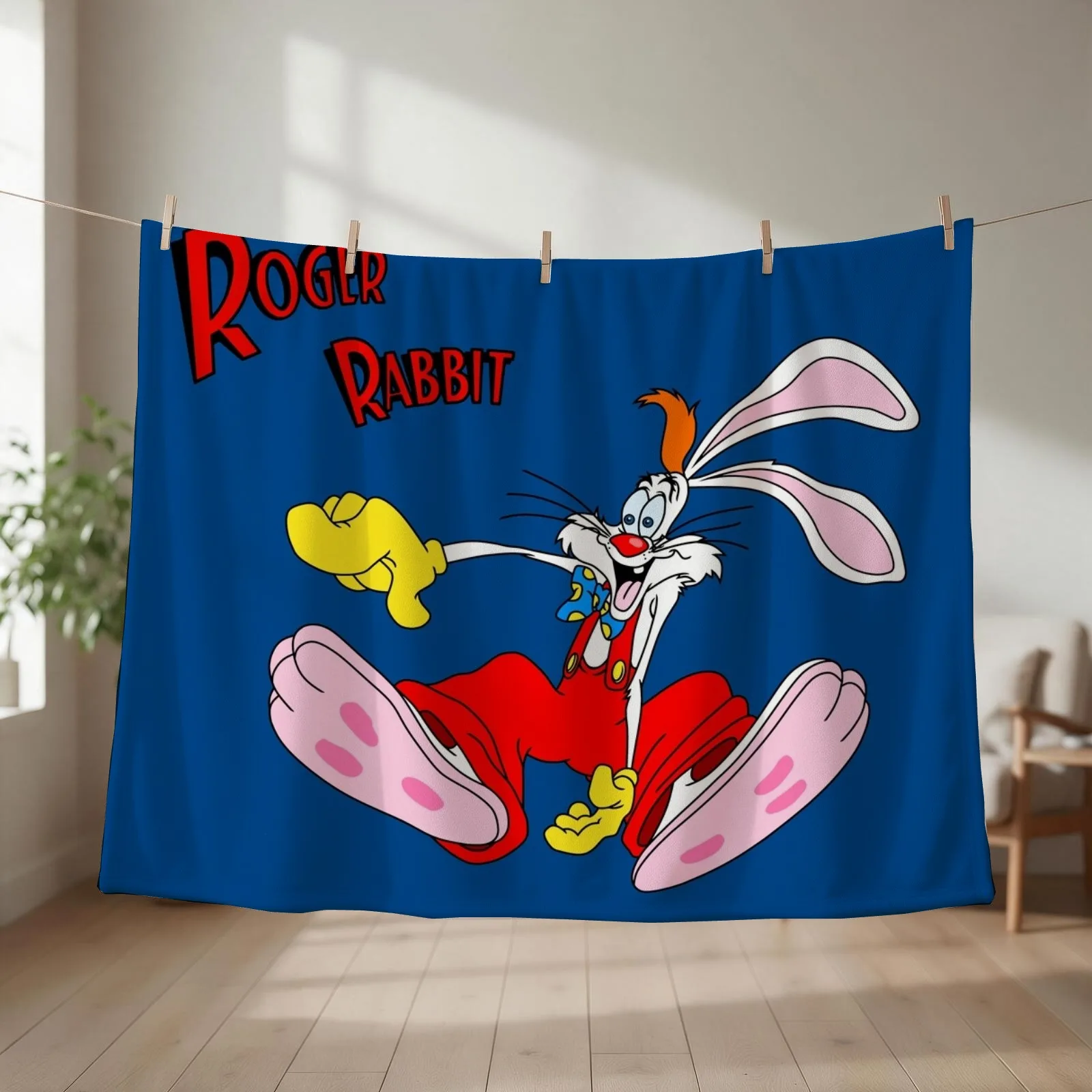 Roger Rabbit I Throw Blanket Quilt Soft Beds Luxury Throw Polar Blankets