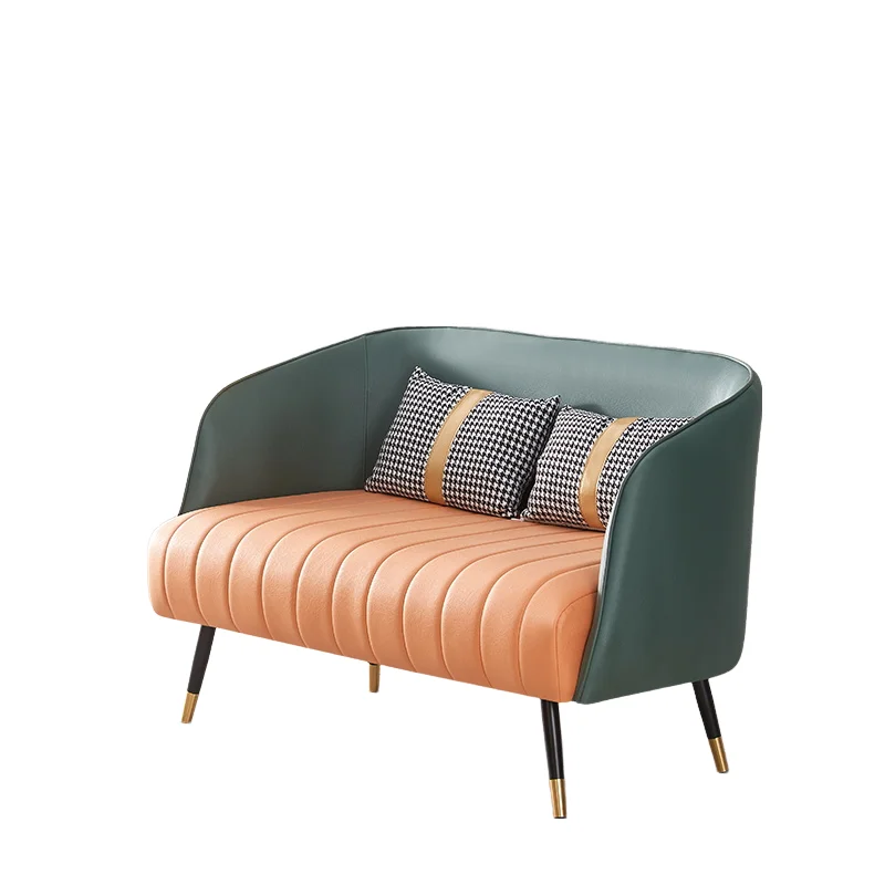 

Light Luxury Nordic Soft Hotel Chair Modern Home Waiting Lounge Furniture Living Room Sofa Chairs