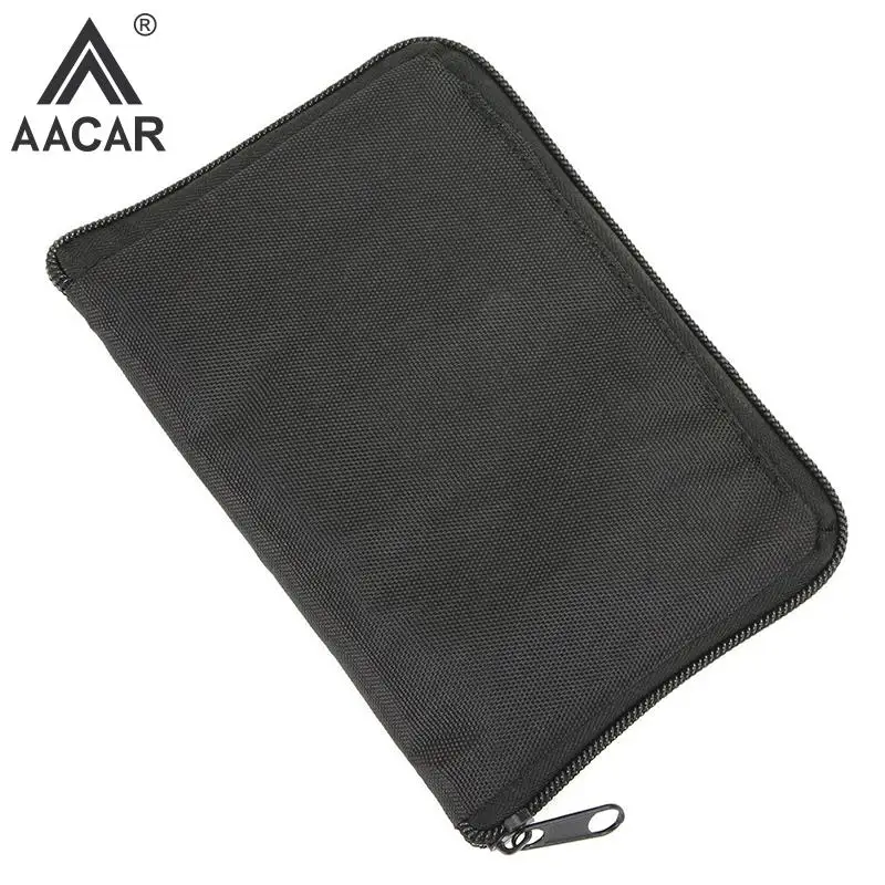 Portable Blood Glucose Meter Storage Bag Blood Pressure And Oxygen Meter Carrier Organizer Black Zipper Storage Bag Household