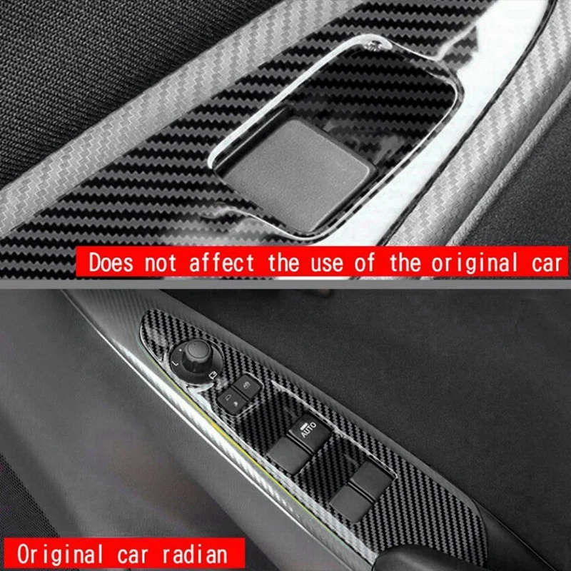 

KG1-jCar Window Glass Lifter Switch Panel Window Lifter Switch Decorative Cover for Mazda 2 2019-2021 RHD