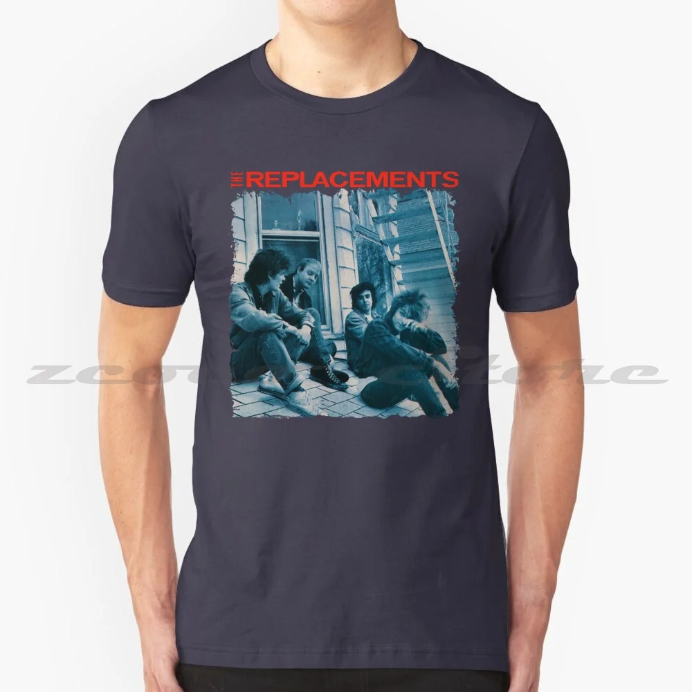 The Replacements-100% Cotton Men And Women Soft Fashion T-Shirt Replacements Tim Pleased Meet Westerberg Husker Du Minutemen