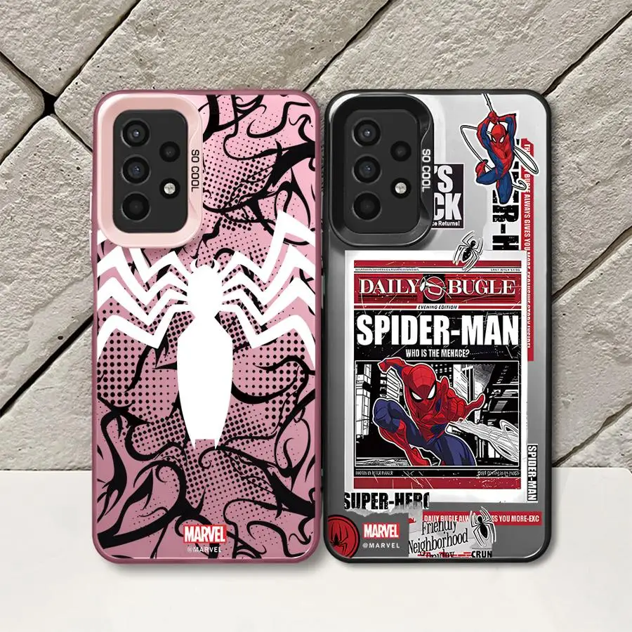 Marvel Sipiderman Phone Case for Galaxy A15 A52 A72 4G 5G A25 A52s A53 A54 A55 A73 5G A51 4G bag