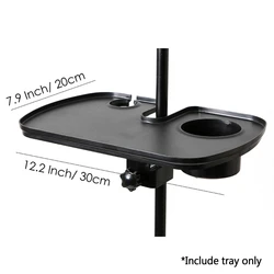 M2EC Adjustable Microphone Stand Multi Functional For Small Items Bracket Shelf Portable Holder Sound Card Tray