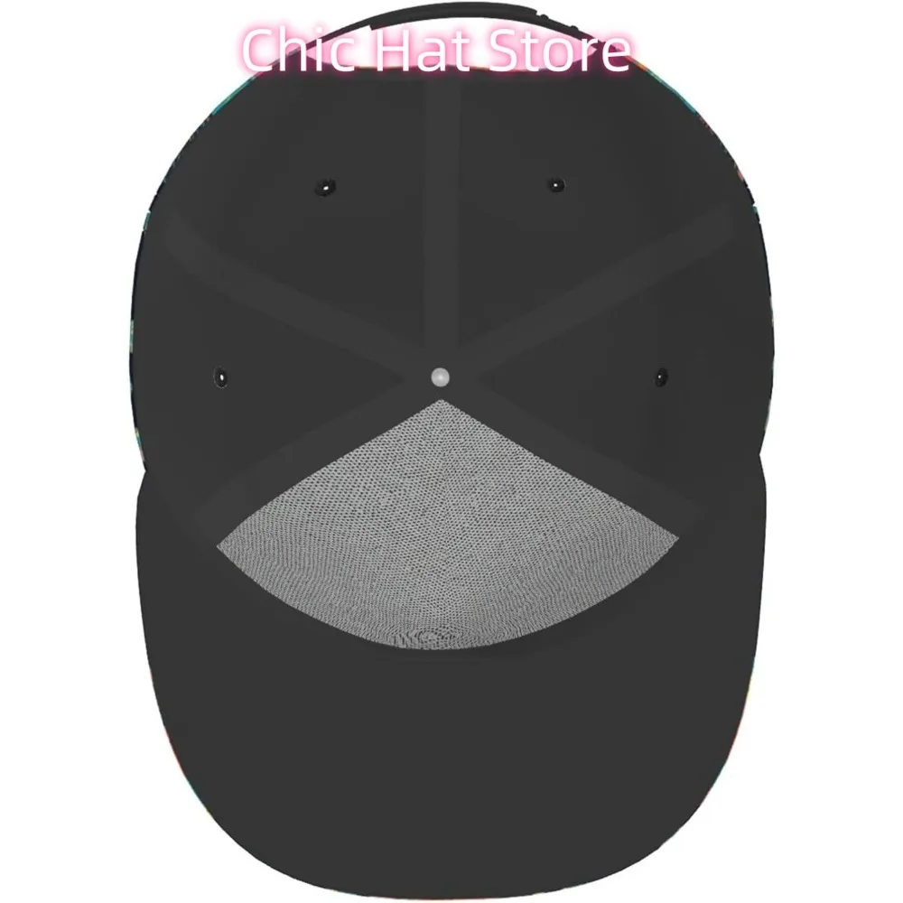 Scales Adjustable Baseball Cap for Women Men Flat Bill Snapback Hat Hip Hop Hat Outdoor Sports Trucker Cap Turtle