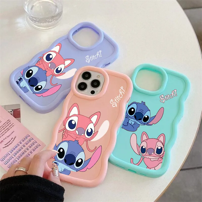 Cute Couple Looking Stitch Case for Huawai Honor 90 Lite X9A X8A X7A X9B X8B X7B X8 X6 Nova 3i Y70 P40 Lite Y9 Prime 2019 Cover